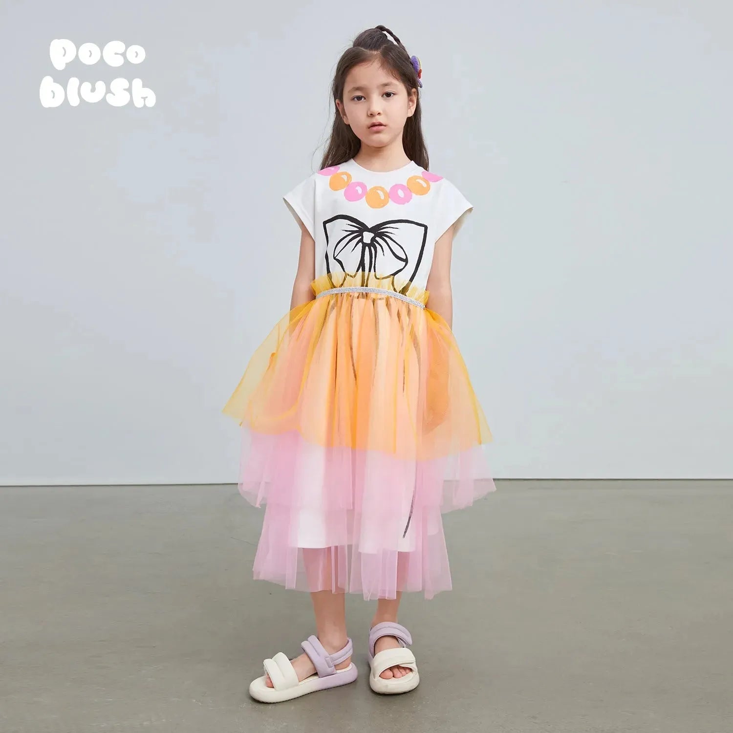 Poco Blush Love-Mama Illusion Necklace Dress