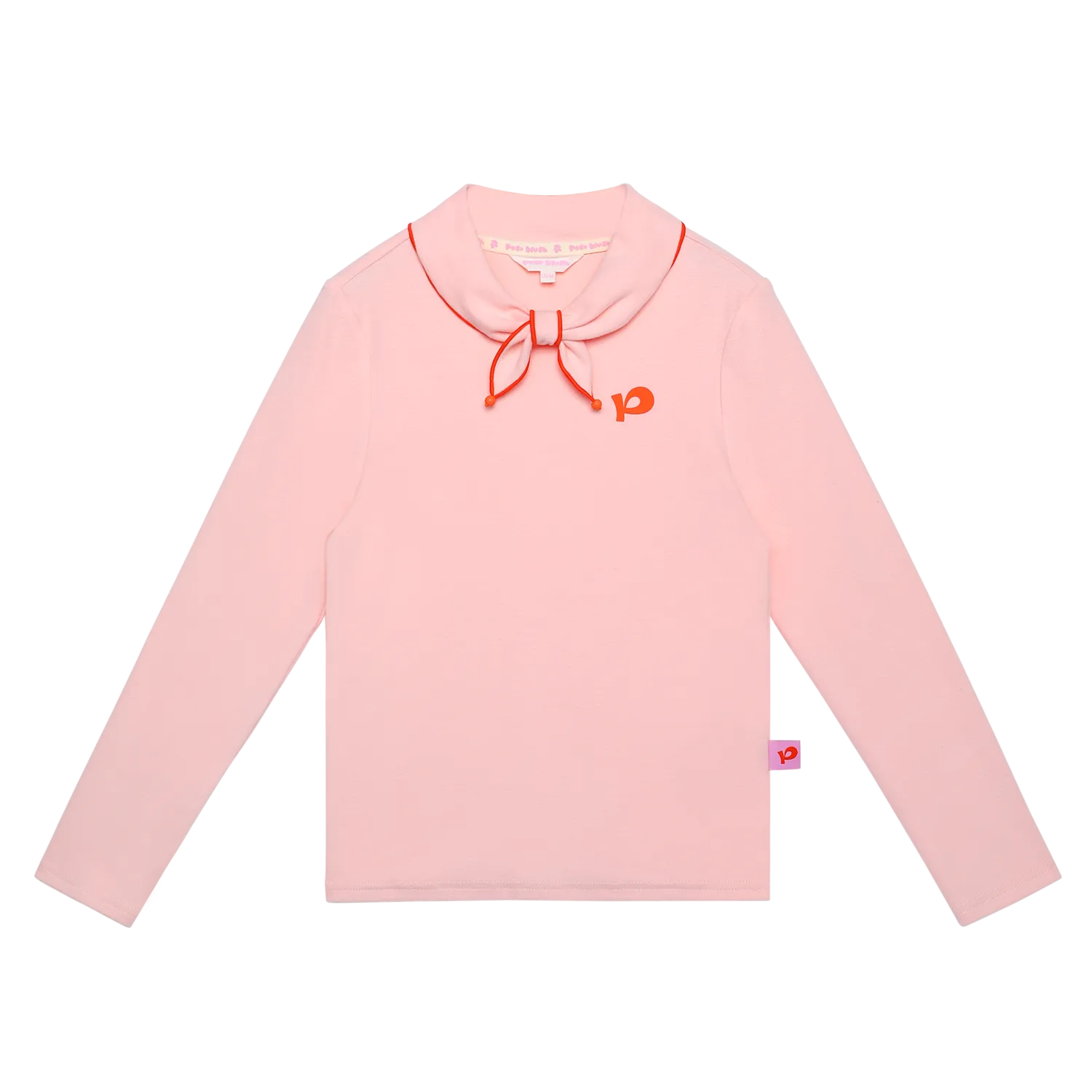 Poco Blush Little Butterfly Gift Fleece Base Layer Top Light Pink