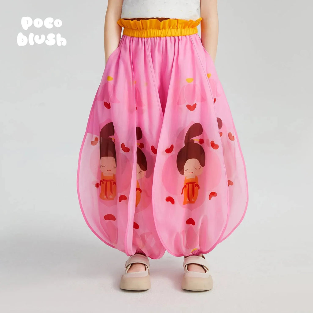 Poco Blush Lotus Lantern Puff Pants