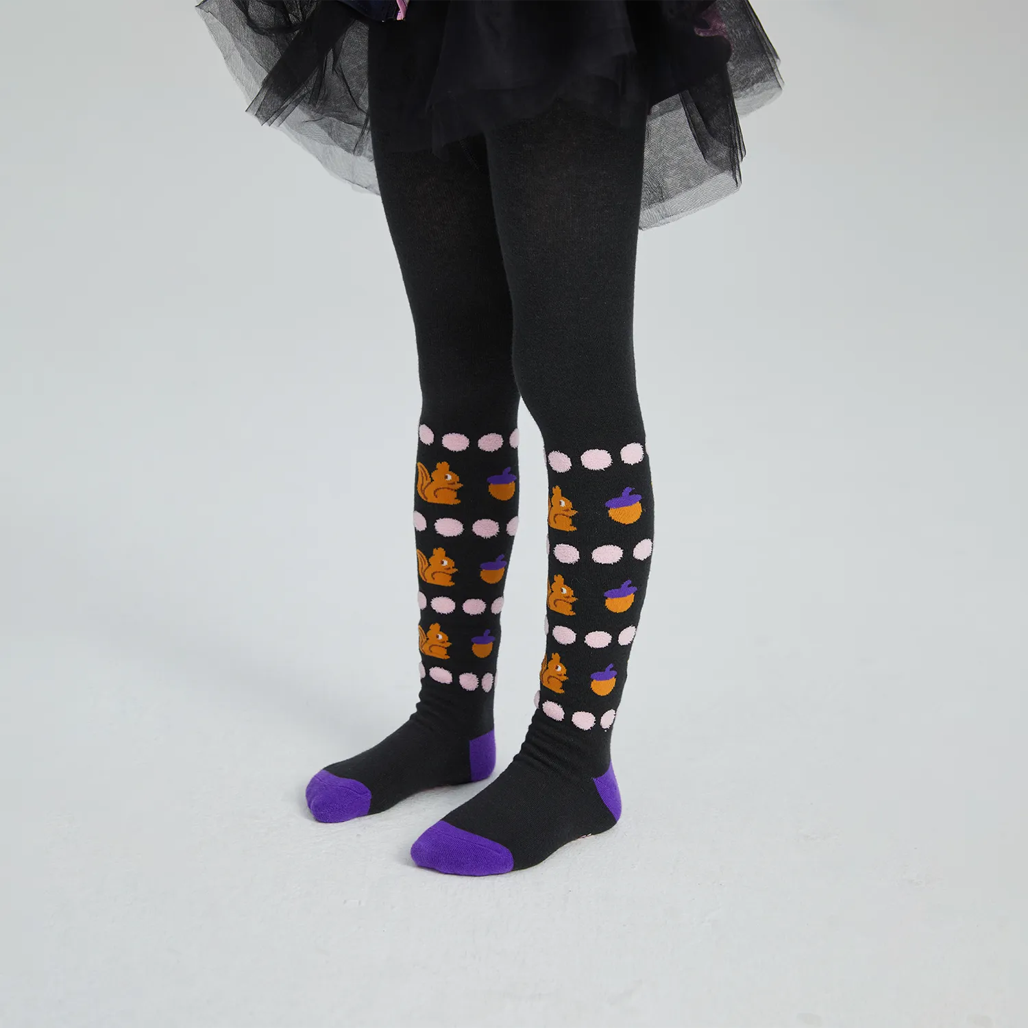 Poco Blush Squirrel Warrior Knit Tights
