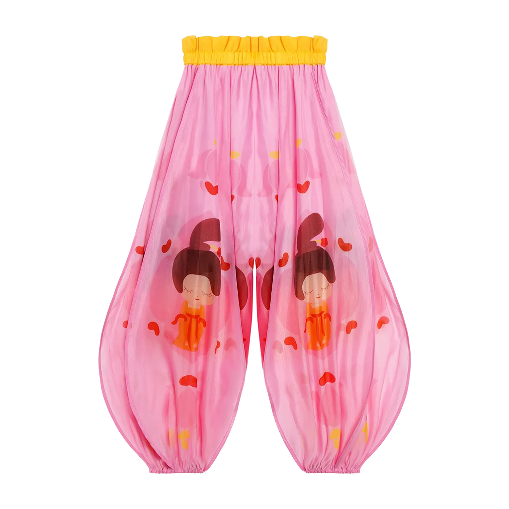 Poco Blush Lotus Lantern Puff Pants