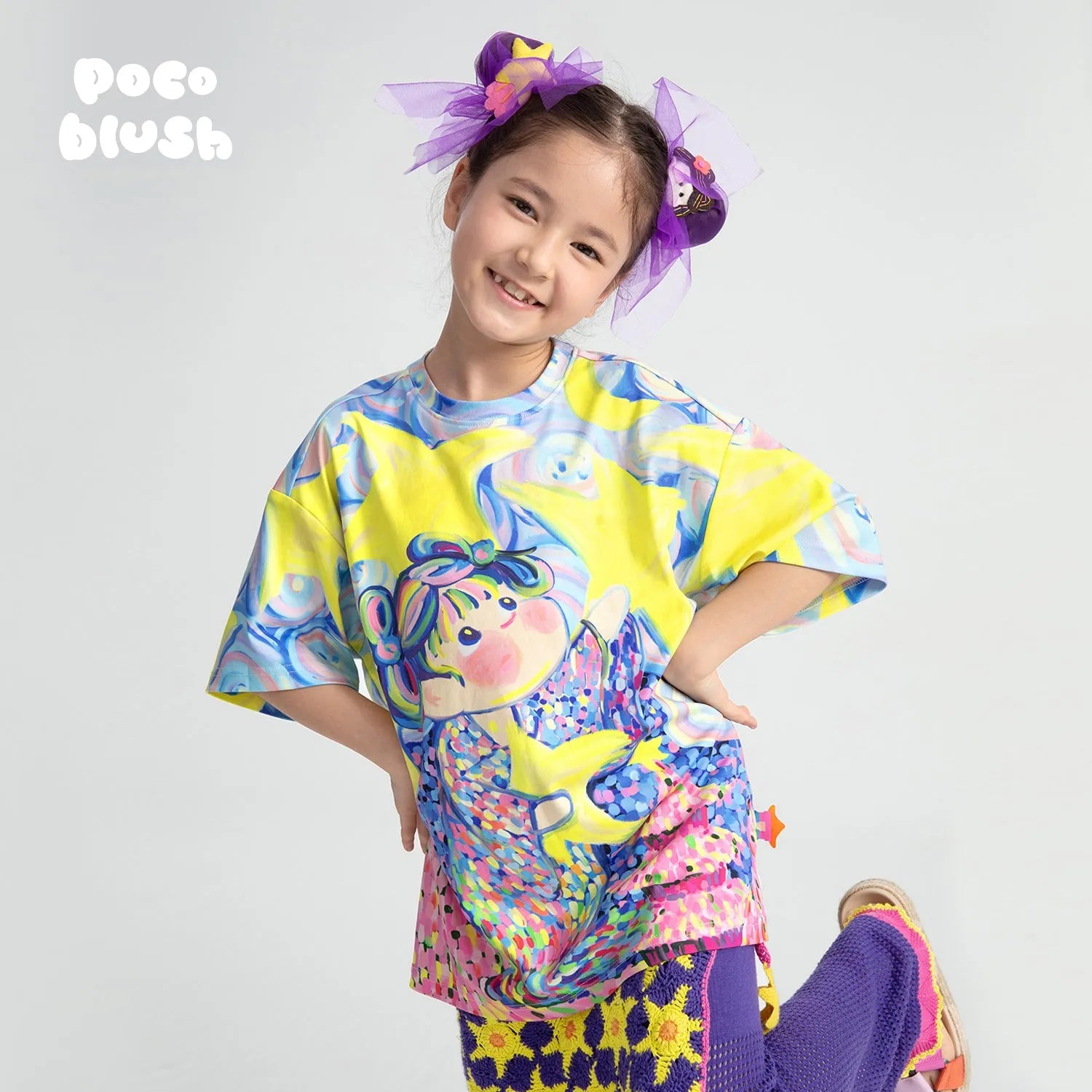 Poco Blush Star Catcher Graphic Tee
