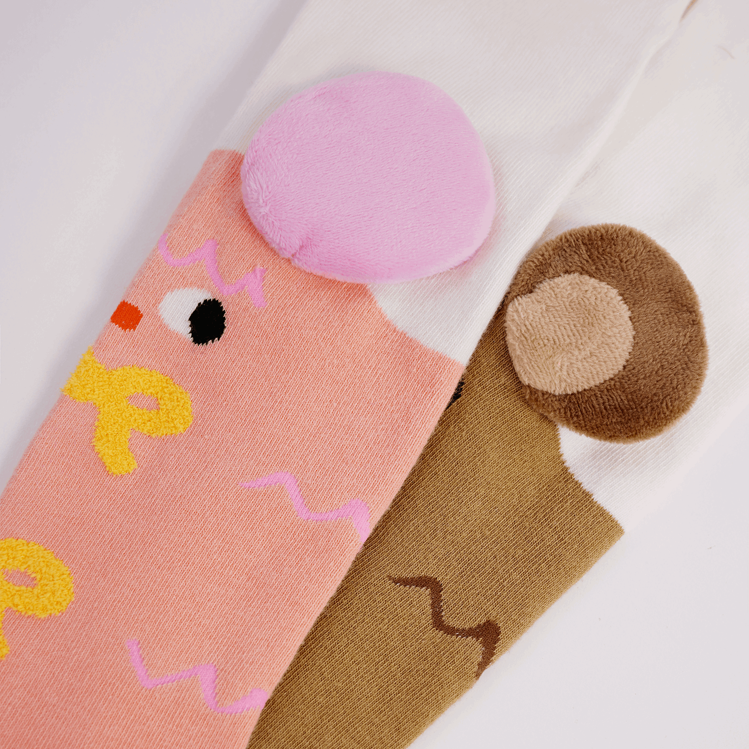 Poco Blush Plush Toy Knit Tights