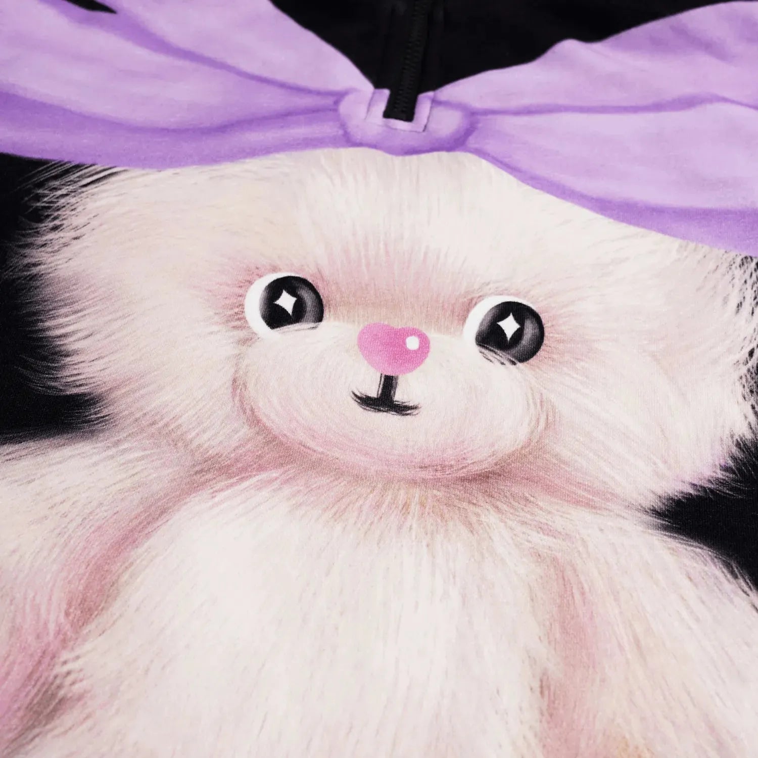 Poco Blush Ribbon Bear Cape Hoodie