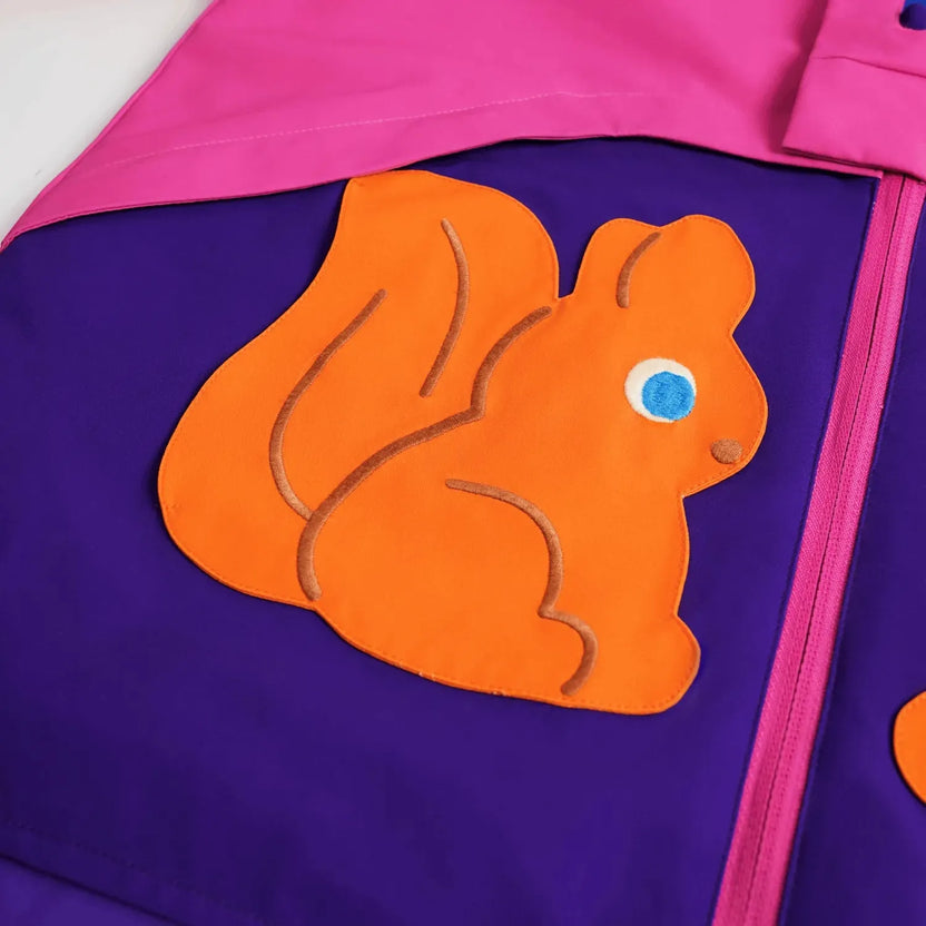 Squirrel Warrior Reversible Shell Jacket by Poco Blush, image 9