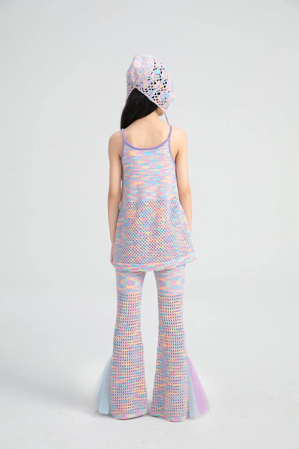 Poco Blush Mermaid Shell Knit Top