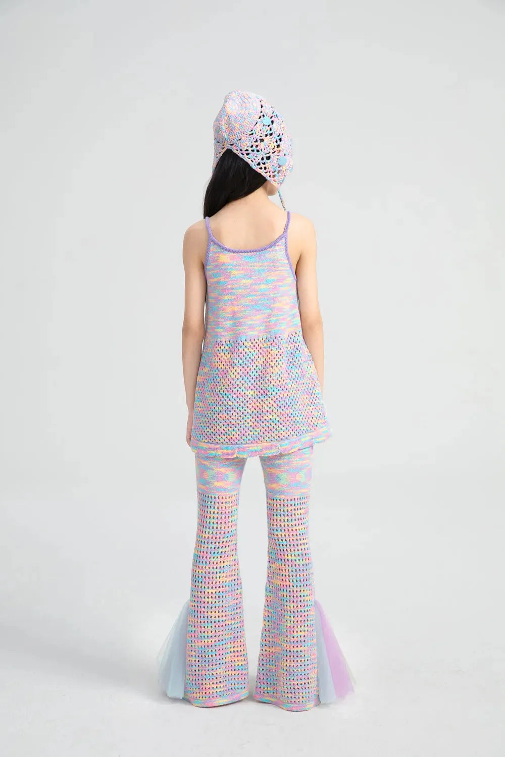 Poco Blush Mermaid Shell Knit Top