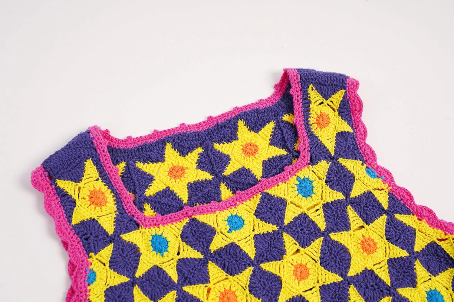 Poco Blush Starlight Hand-Crochet Tank