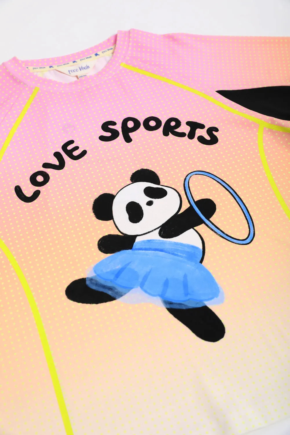 Poco Blush Dancing Panda Sports Tee