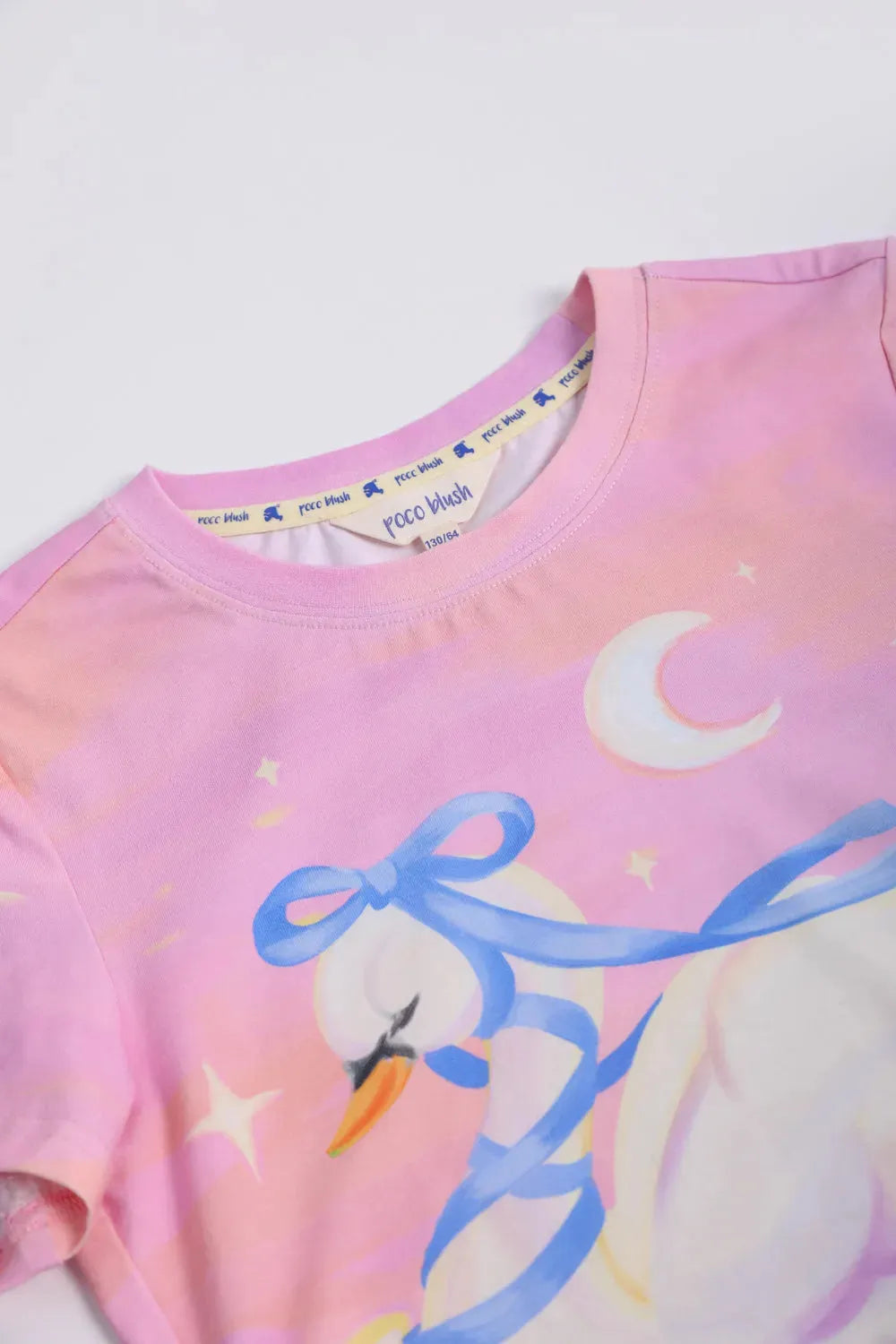 Poco Blush Swan Lake Cooling Cotton T-shirt