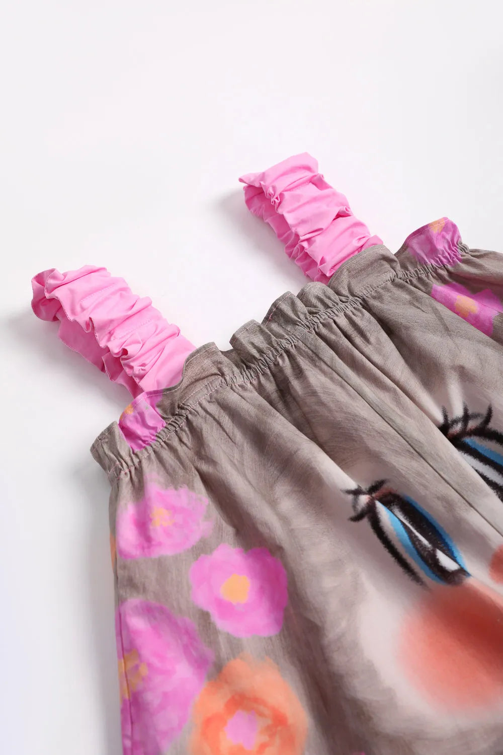 Poco Blush Fairy‑Garden Romper Skirt‑Short