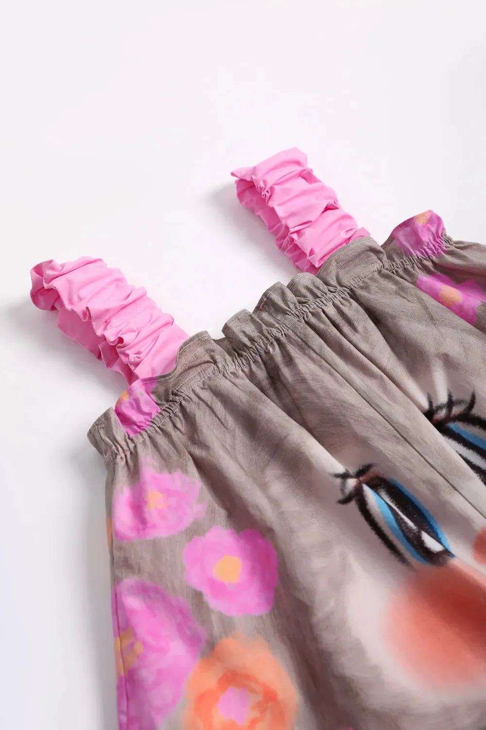 Poco Blush Fairy‑Garden Romper Skirt‑Short