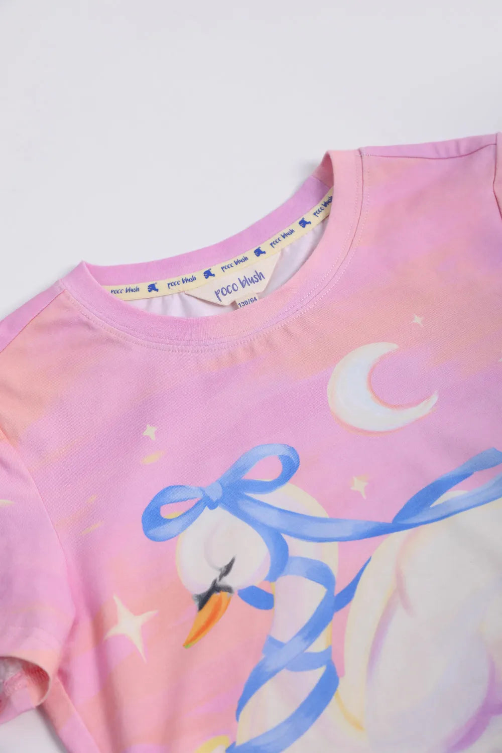Poco Blush Swan Lake Cooling Cotton T-shirt