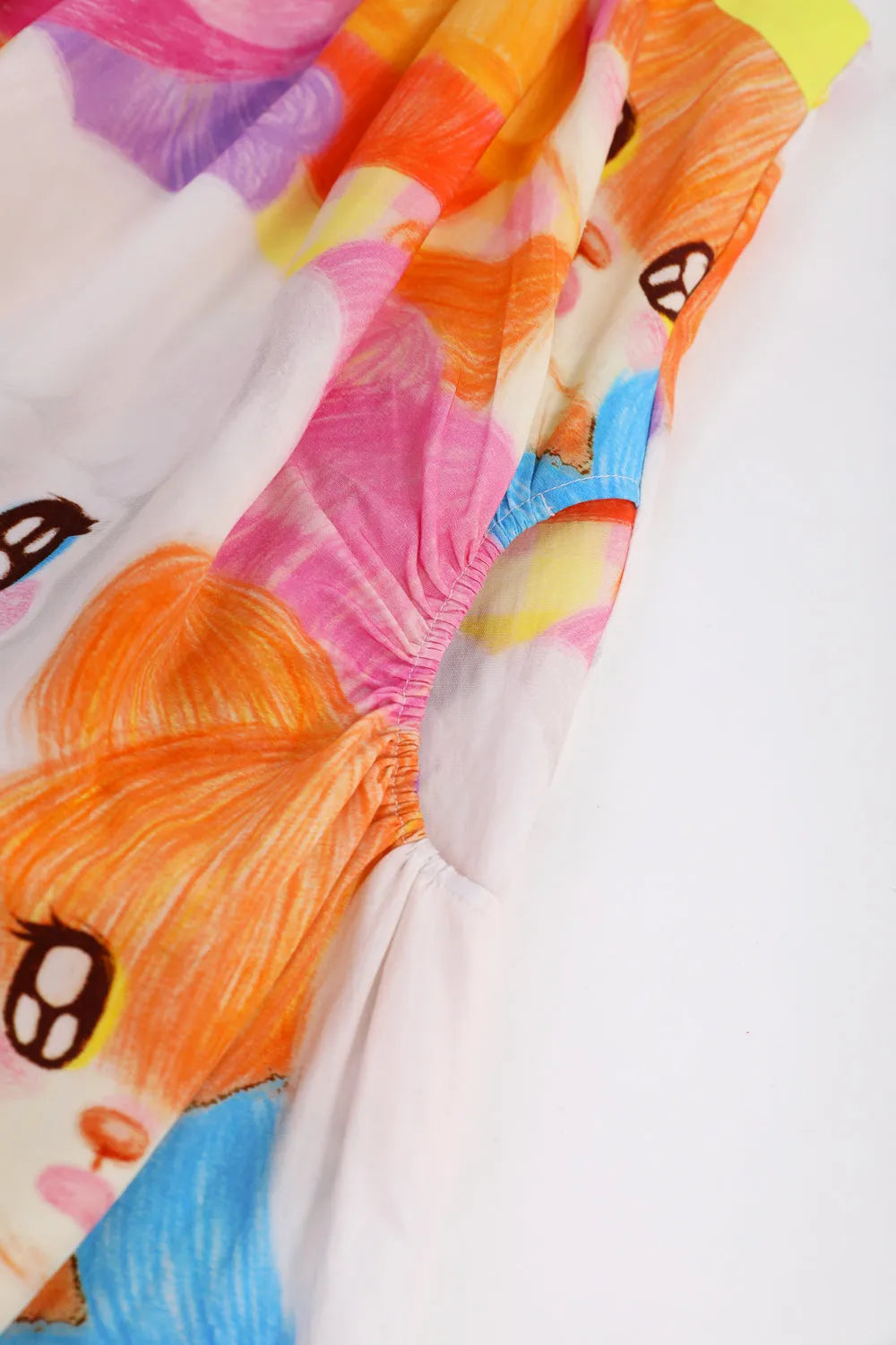 Poco Blush Animal Tea‑Party Smocked Maxi Dress