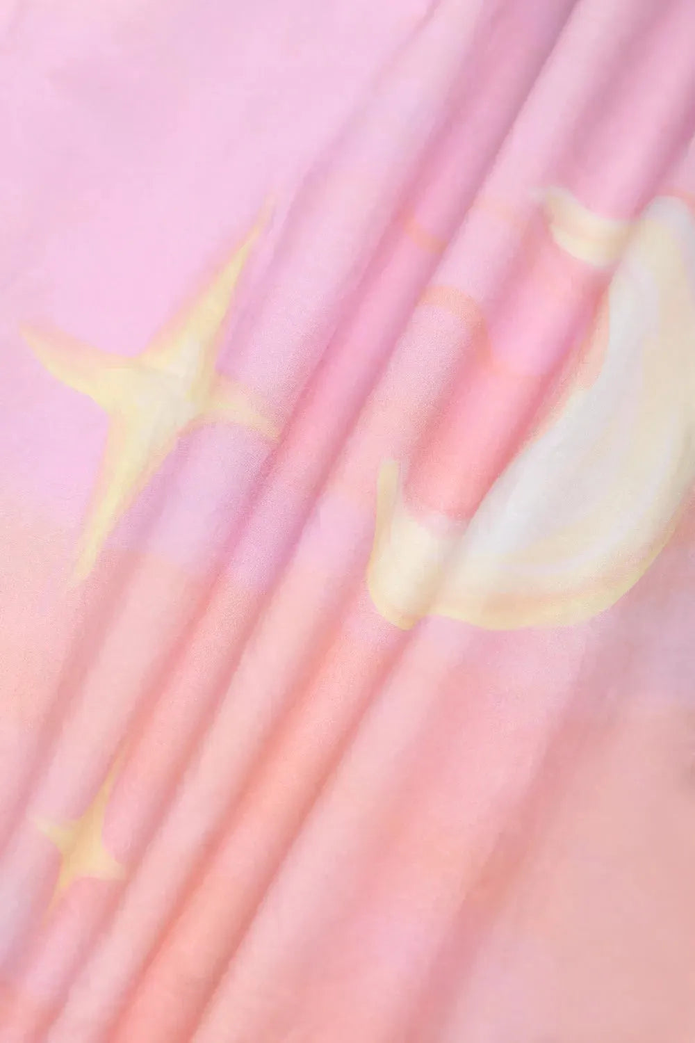 Poco Blush Swan Wing Art Print Dress