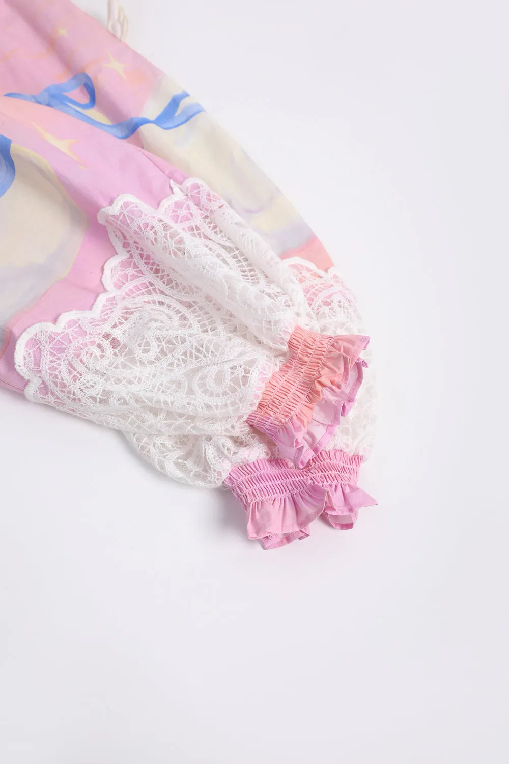 Poco Blush Swan Print Breezy Anti-Mosquito Pants
