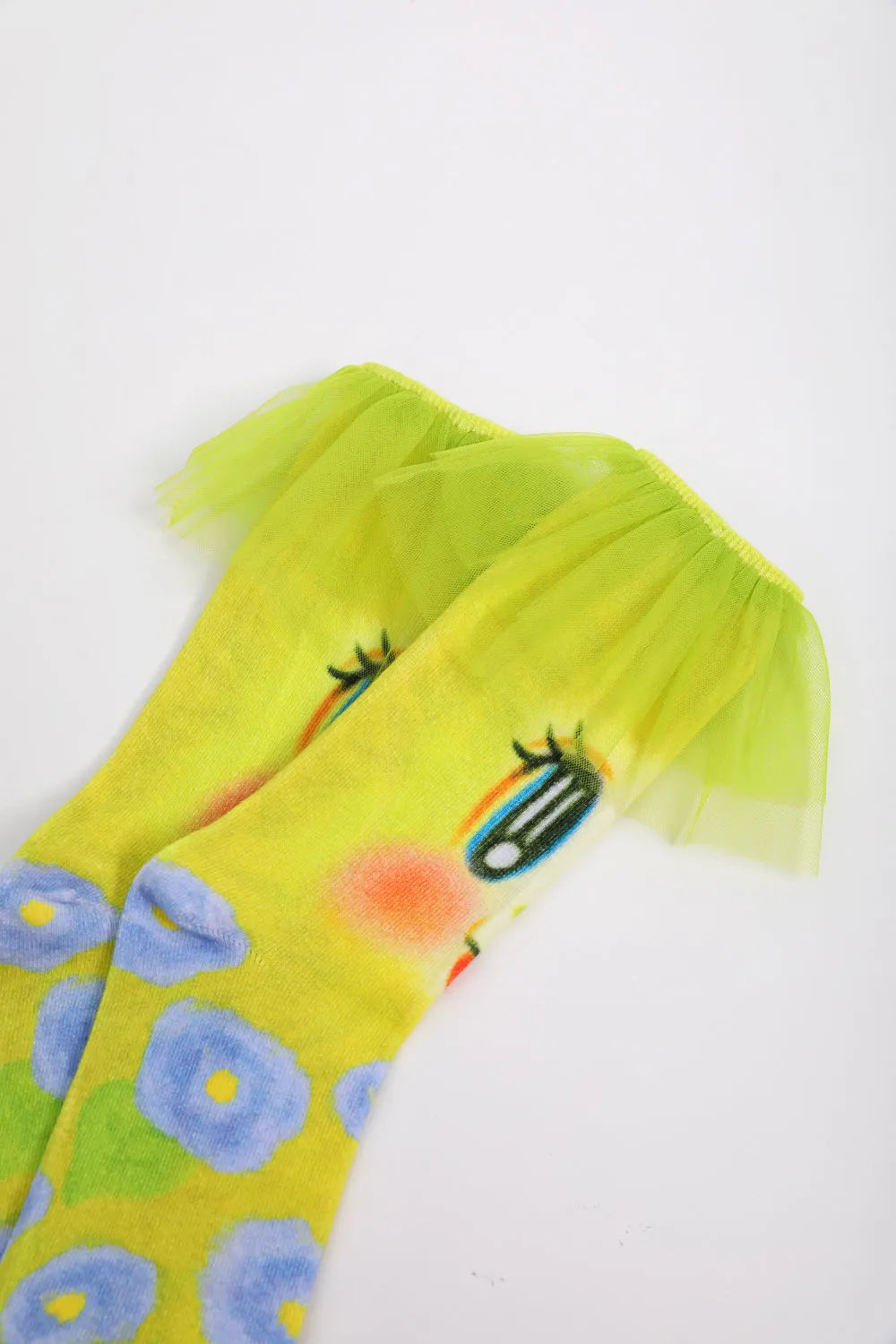 Poco Blush Floral Bunny Princess Socks