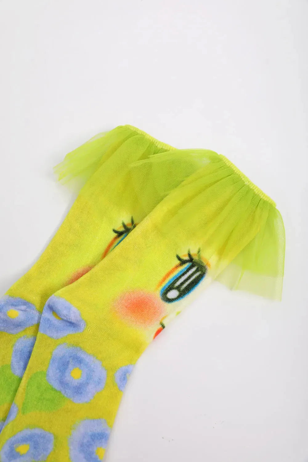 Poco Blush Floral Bunny Princess Socks