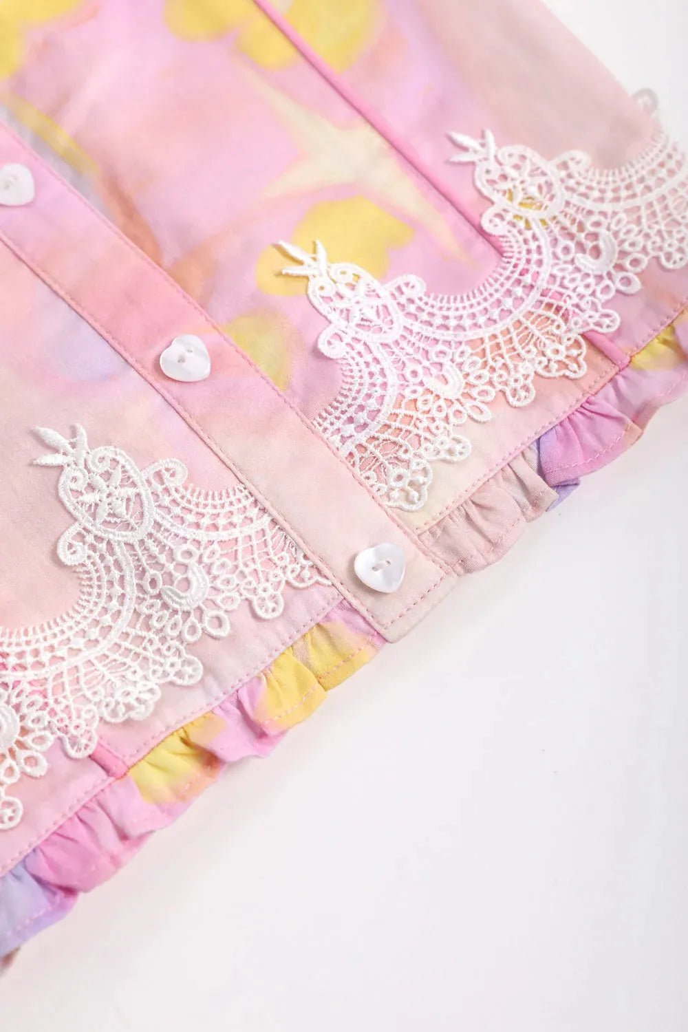 Poco Blush Swan Wing Smocked Strap Top
