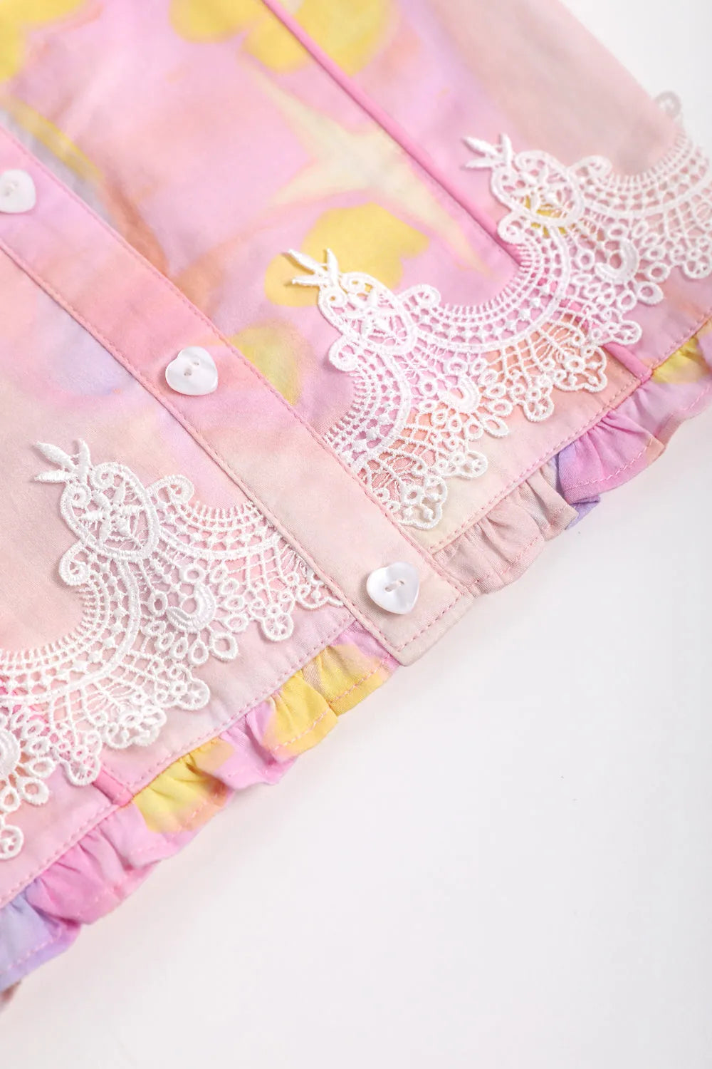 Poco Blush Swan Wing Smocked Strap Top