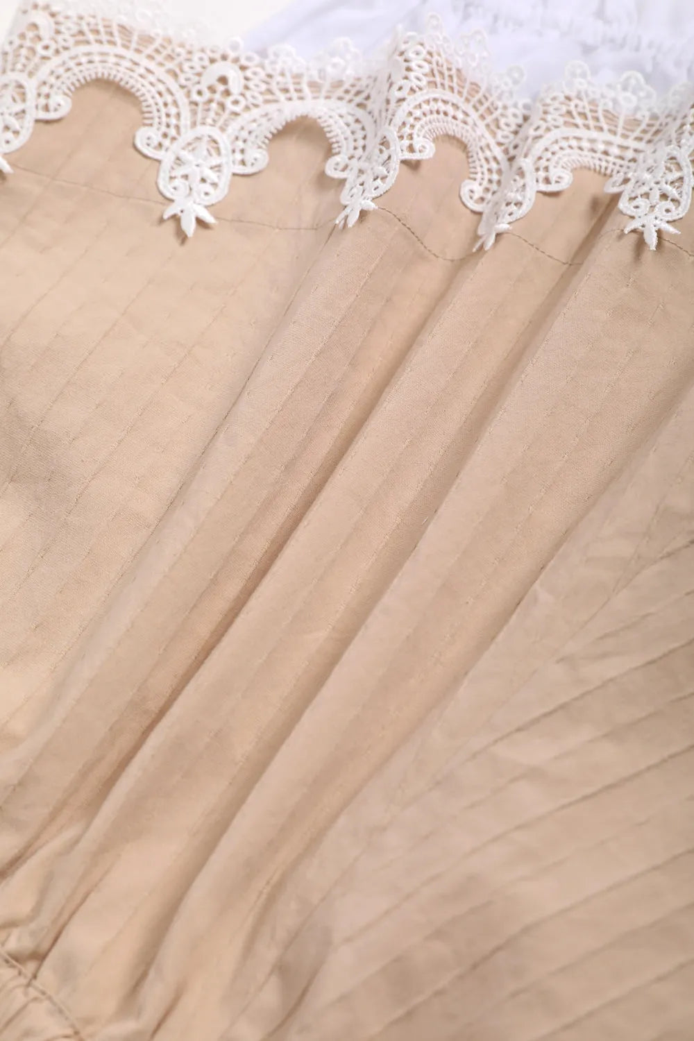 Poco Blush Cotton Bloom Shorts with Lace Hem