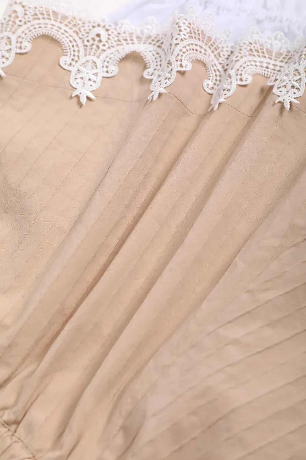 Poco Blush Cotton Bloom Shorts with Lace Hem