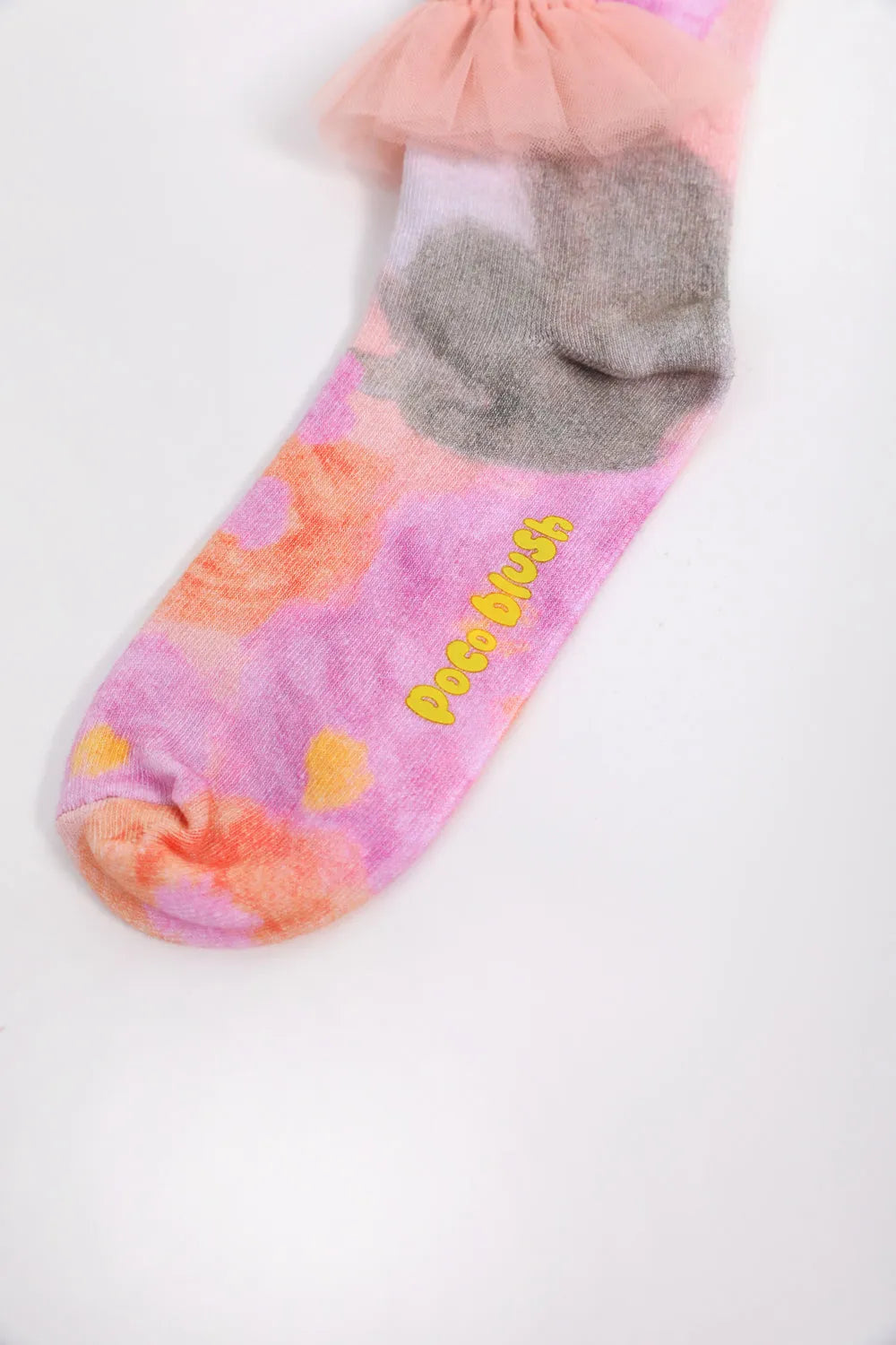 Poco Blush Bunny Garden Mesh Knee Socks