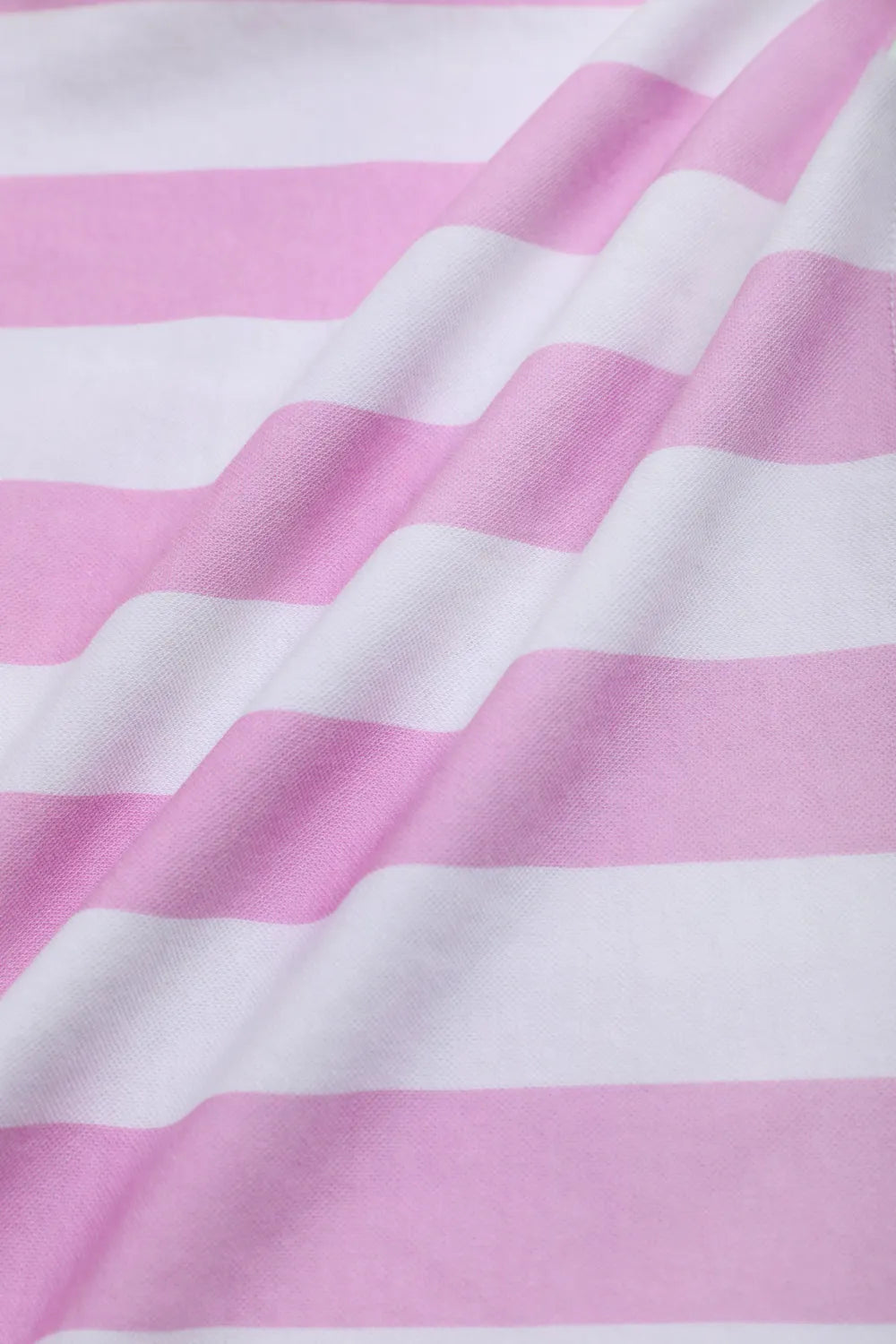 Poco Blush Swan Ballet Print Ruffle Polo Tee