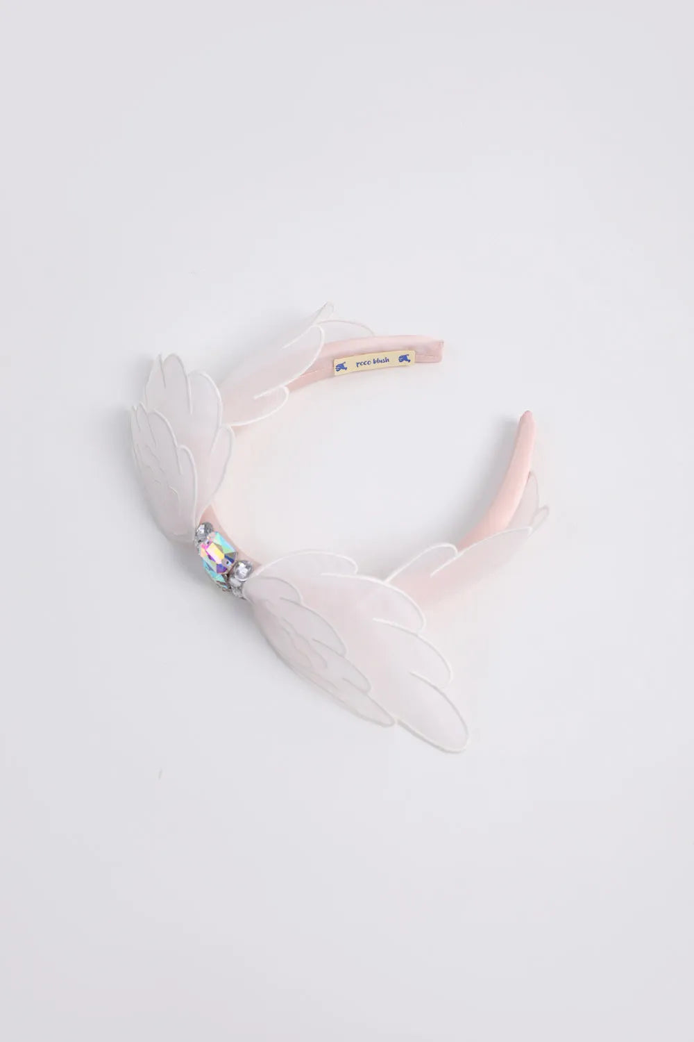 Poco Blush Swan-Inspired Diamond Lace Headband