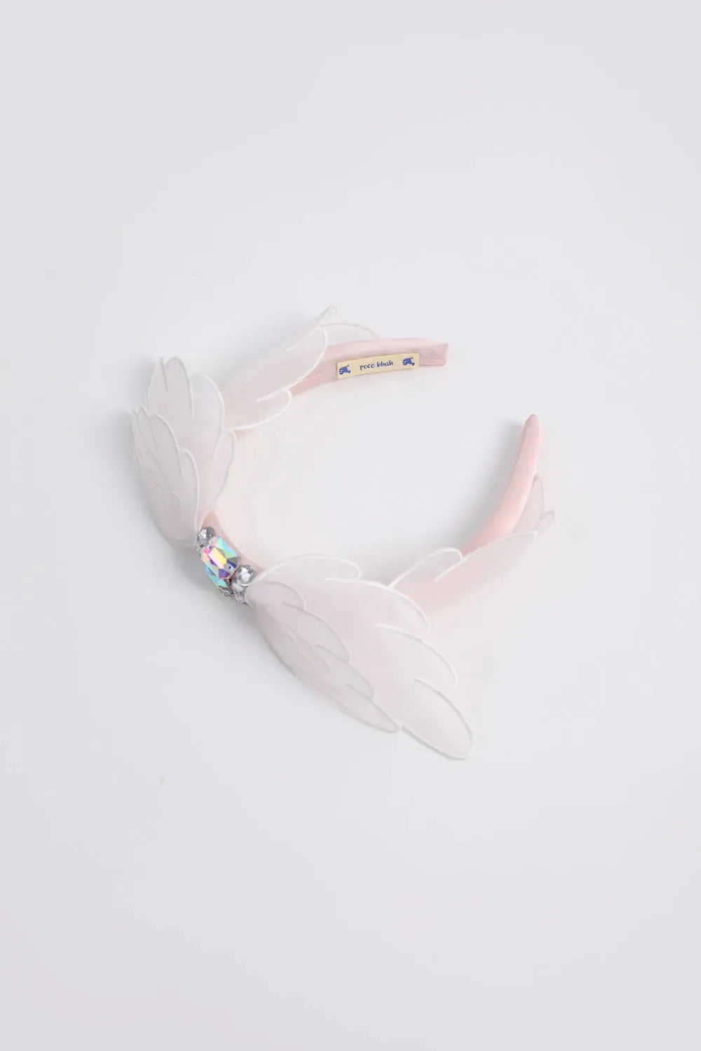 Poco Blush Swan-Inspired Diamond Lace Headband