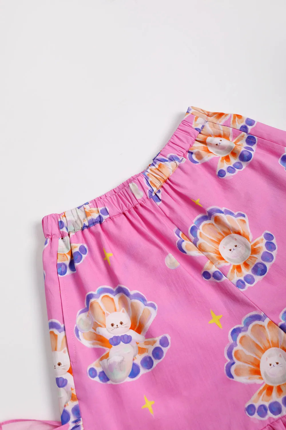 Poco Blush Mermaid Pearl Cat Shorts