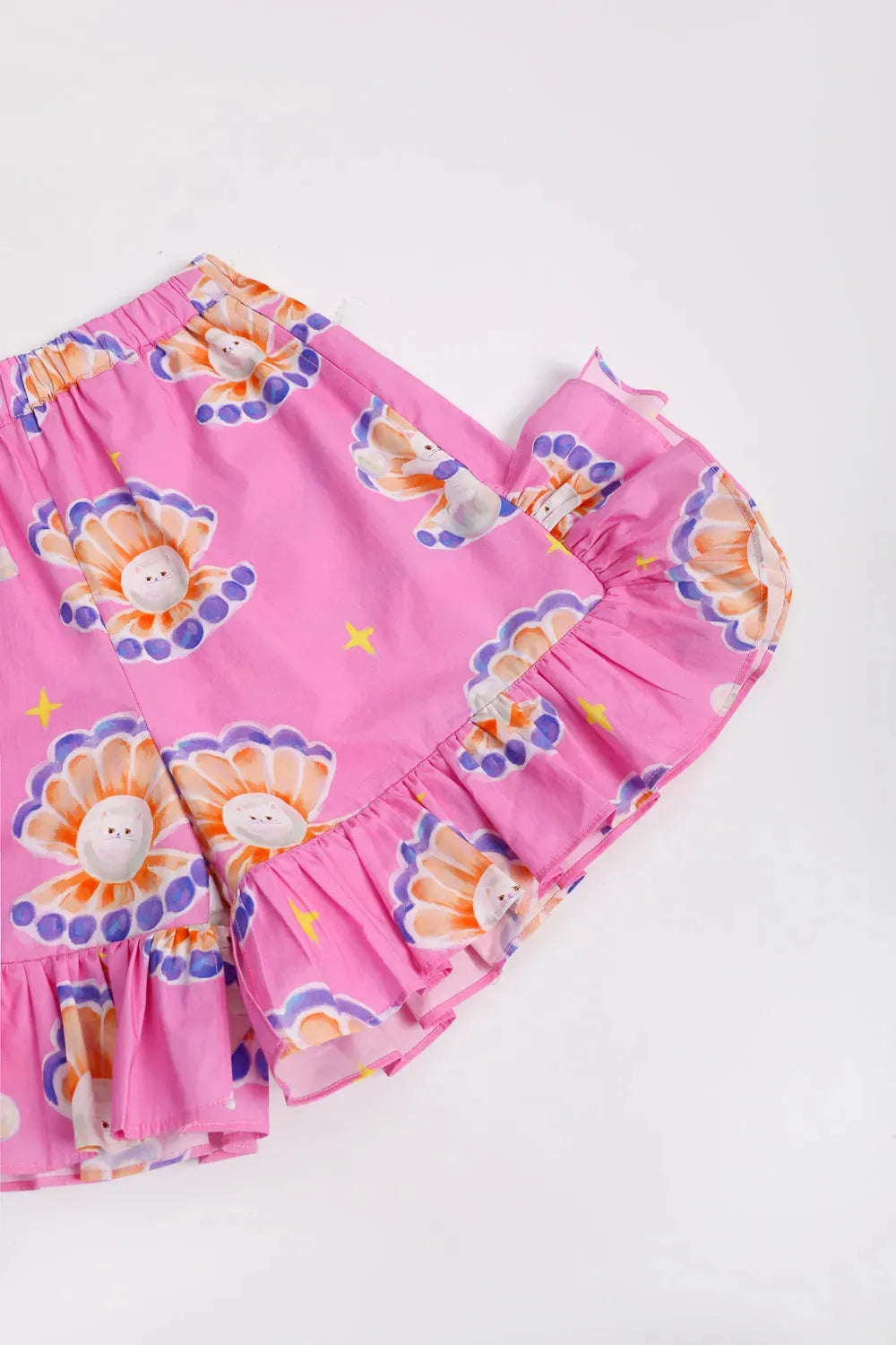 Poco Blush Mermaid Pearl Cat Shorts