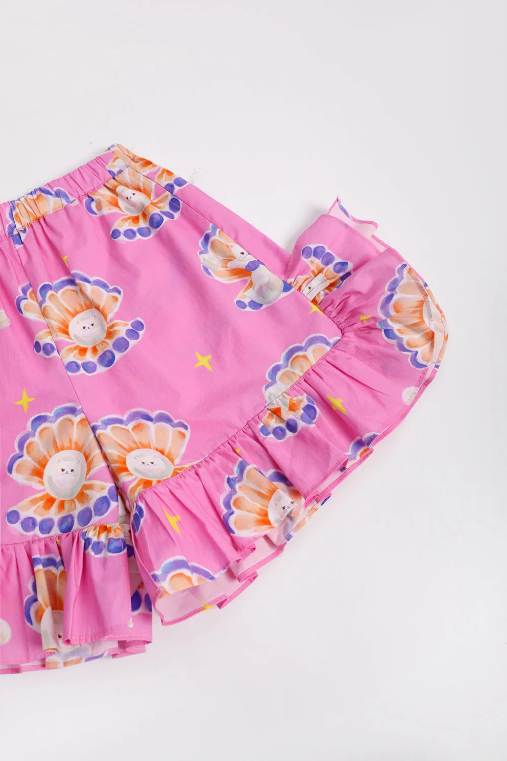 Poco Blush Mermaid Pearl Cat Shorts