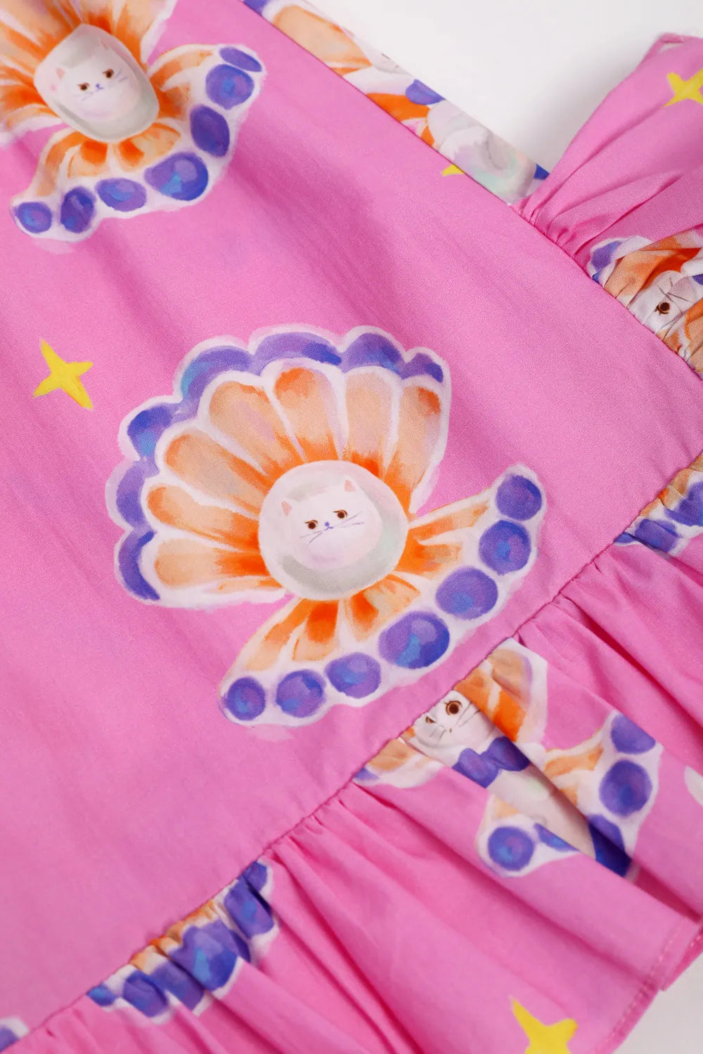 Poco Blush Mermaid Pearl Cat Shorts