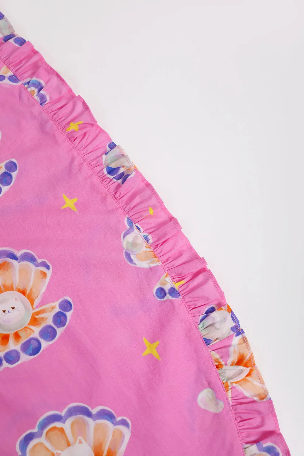 Poco Blush Pearl Cat Shell Print Pants