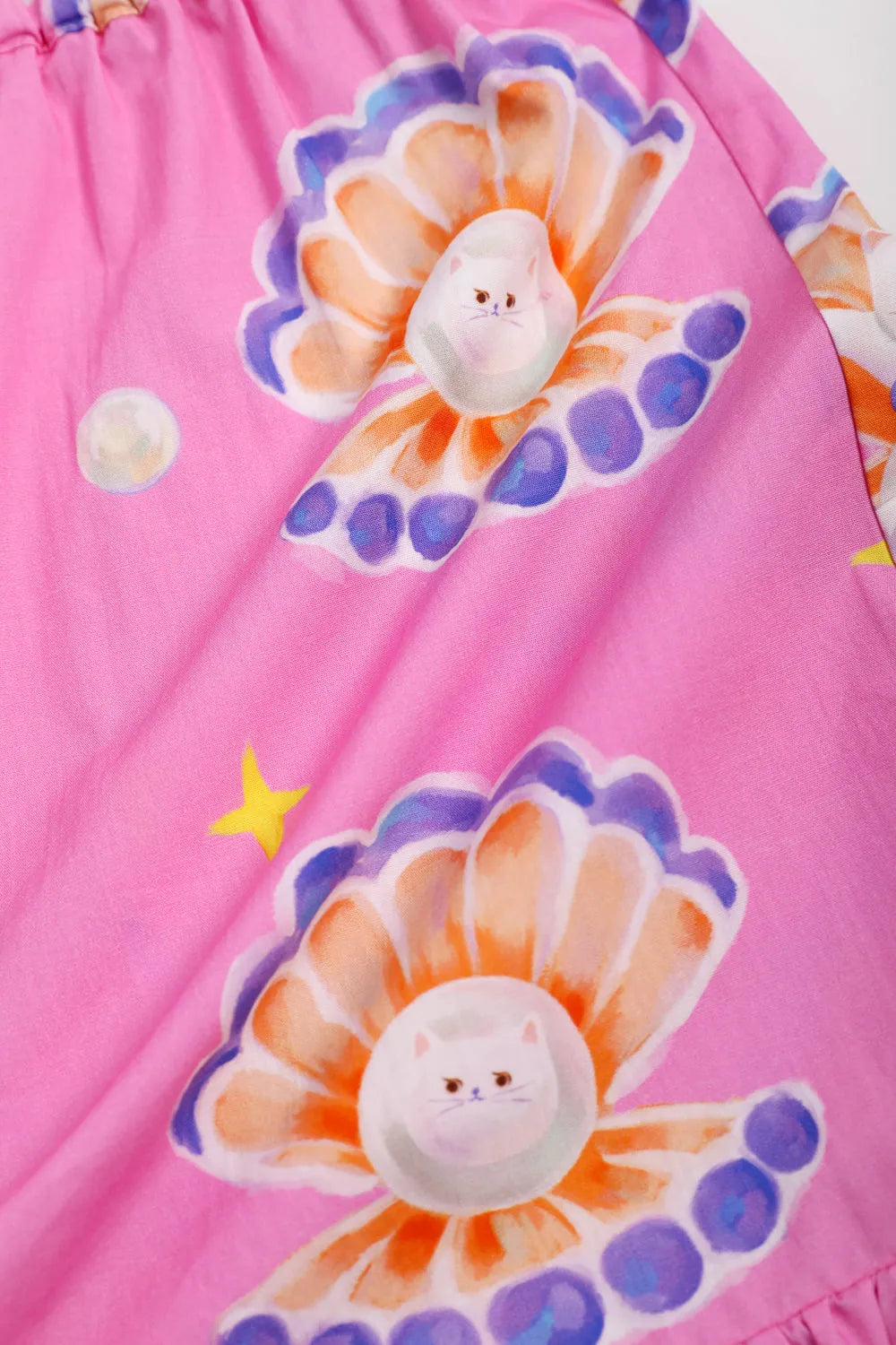 Poco Blush Mermaid Pearl Cat Shorts
