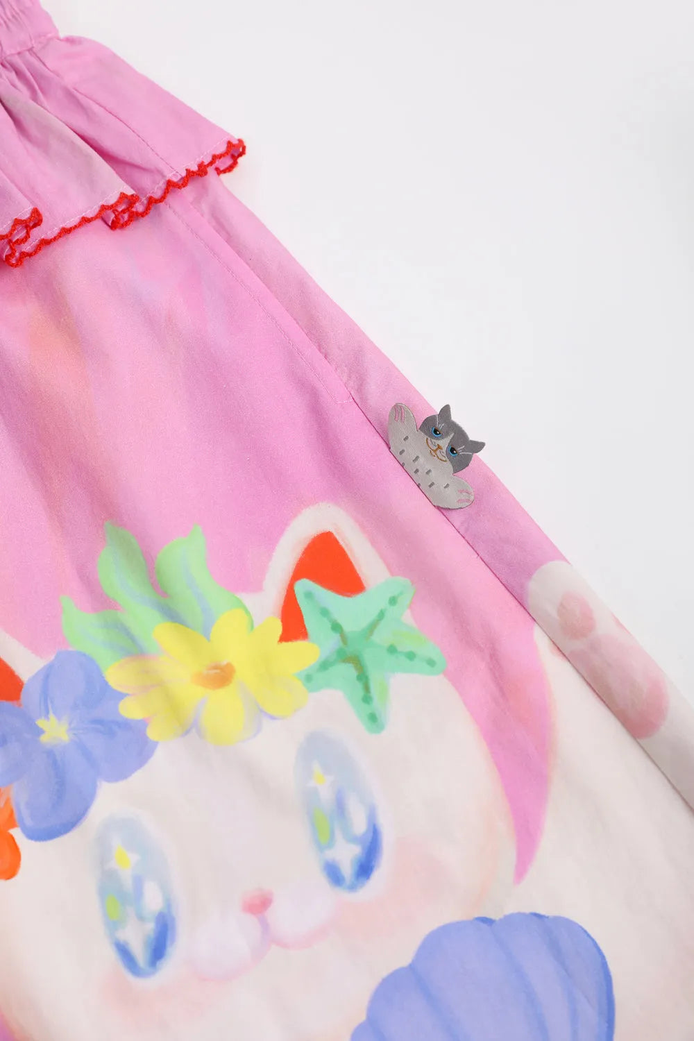 Poco Blush Hawaiian Mermaid Cat Culotte