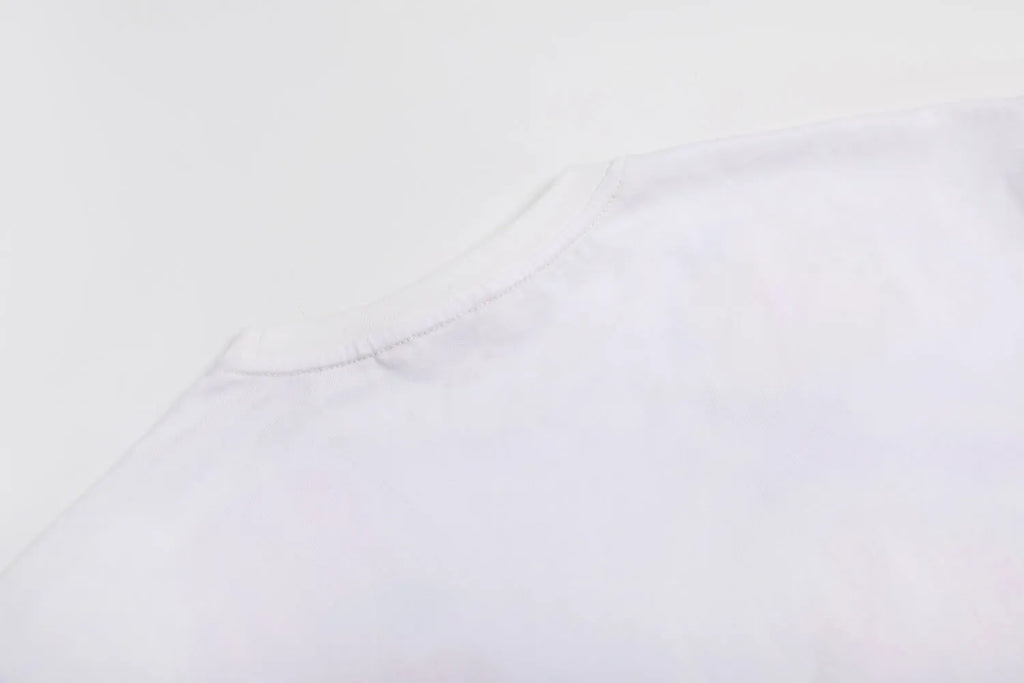 Poco Blush Mermaid Cat Tassel Embroidered Tee