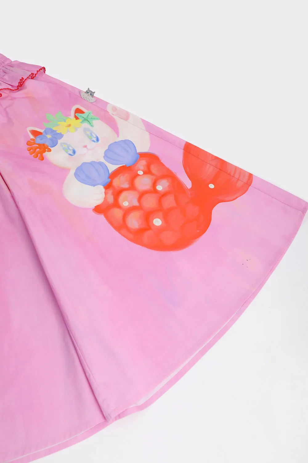 Poco Blush Hawaiian Mermaid Cat Culotte