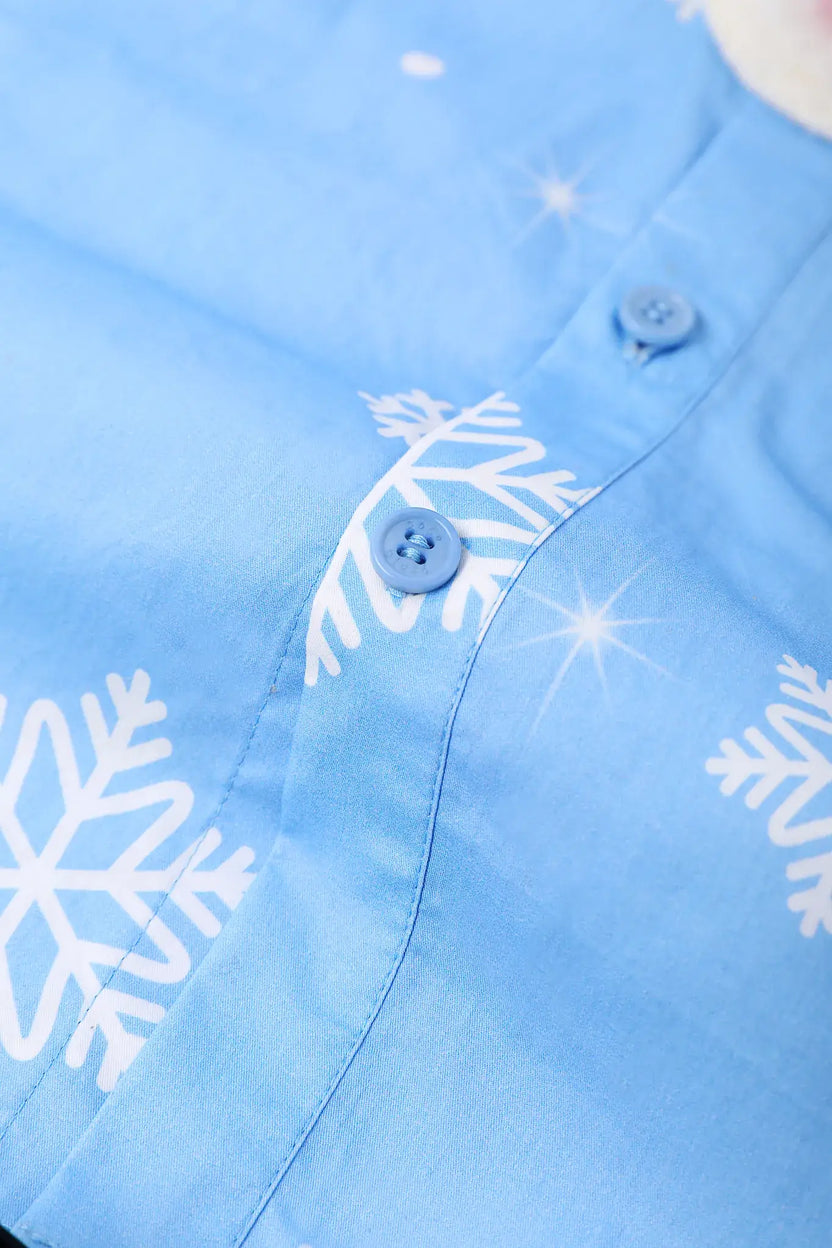 Snow Child Embroidered Cotton Shirt by Poco Blush, image 7