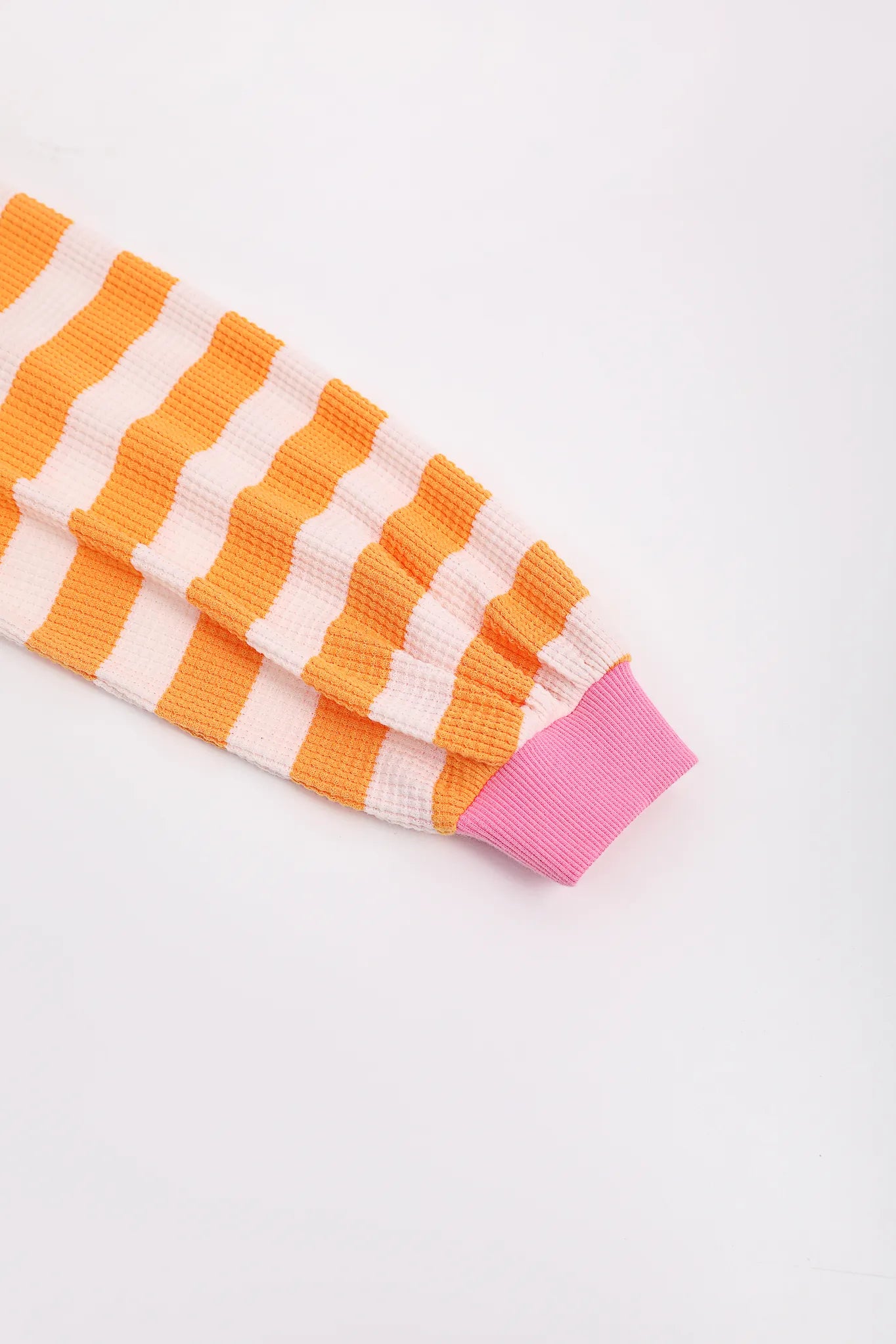 Poco Blush Braided Bread Stripe Hoodie