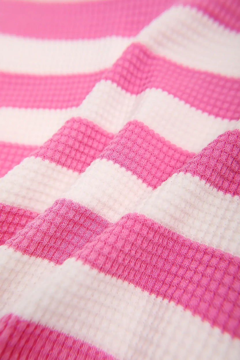 Braided Bread Stripe Hoodie by Poco Blush, image 7