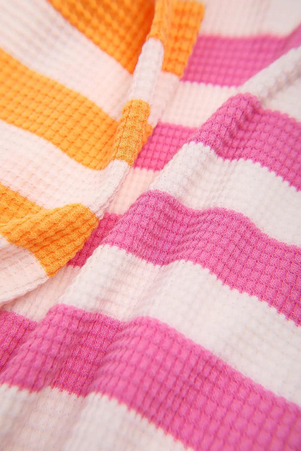 Poco Blush Braided Bread Stripe Hoodie