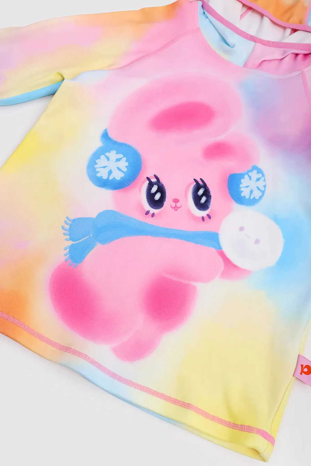 Poco Blush Bunny & Snowball Fleece Tee
