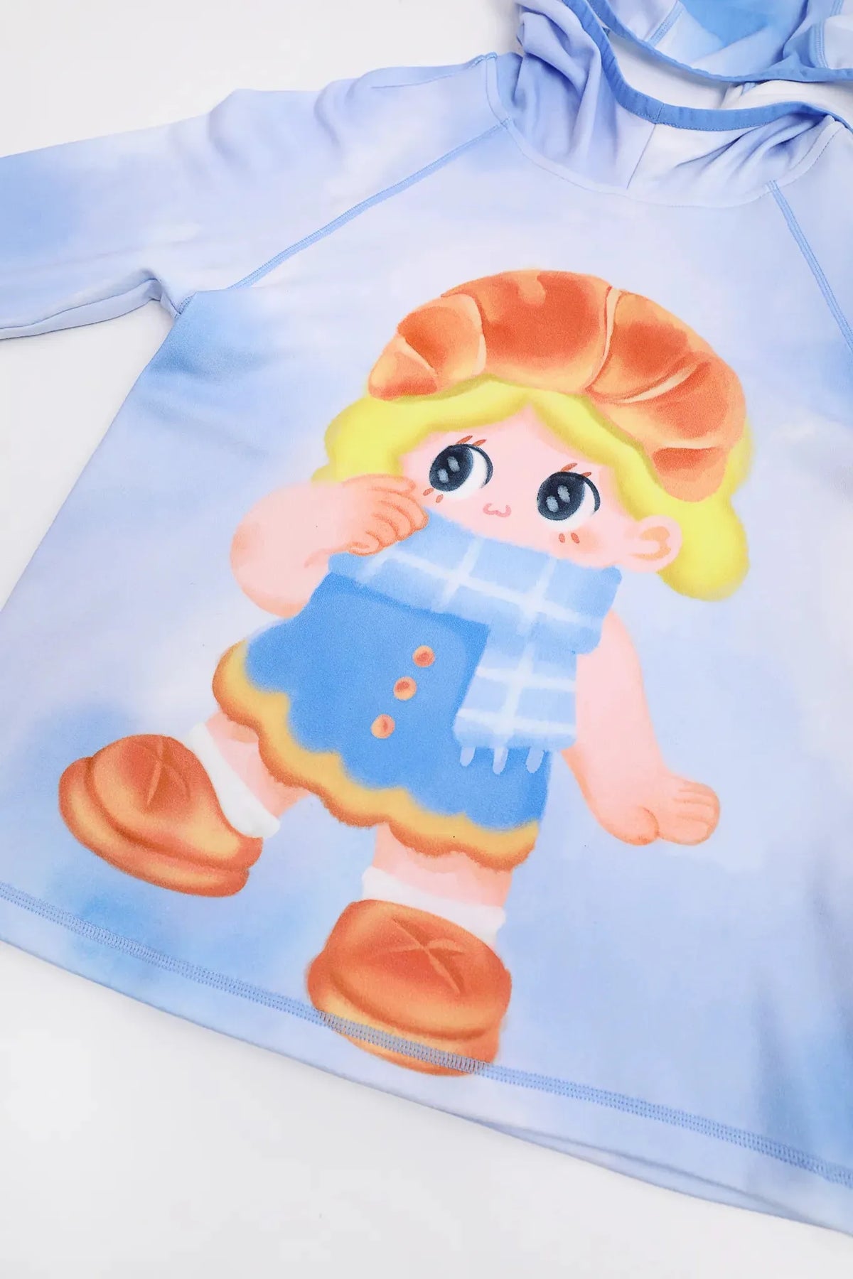 Bunny & Snowball Fleece Tee by Poco Blush, image 10