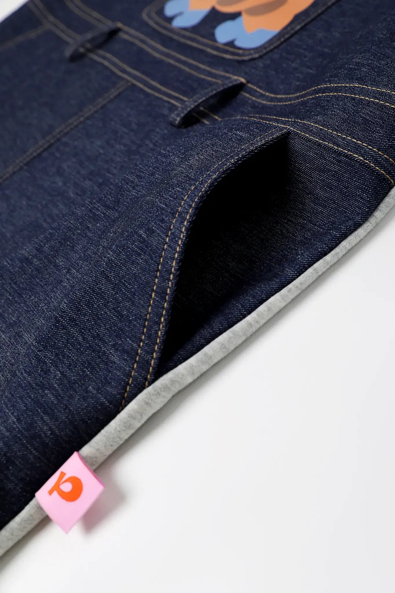 Poco Blush Bread Puppy Denim Sweatshirt