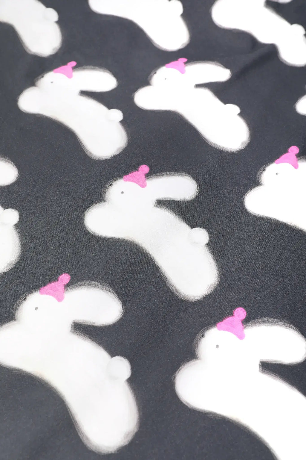 Poco Blush Bunny & Snowman Cotton Trench Coat + Vest