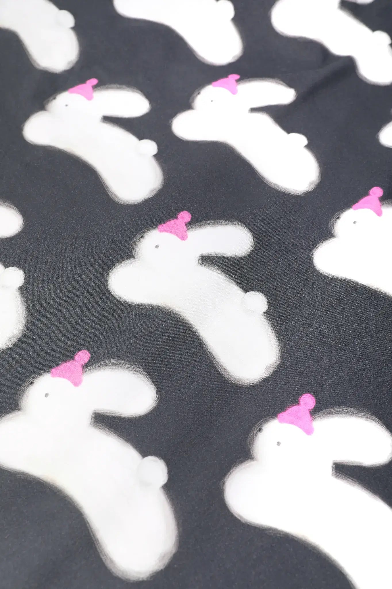 Poco Blush Bunny & Snowman Cotton Trench Coat + Vest