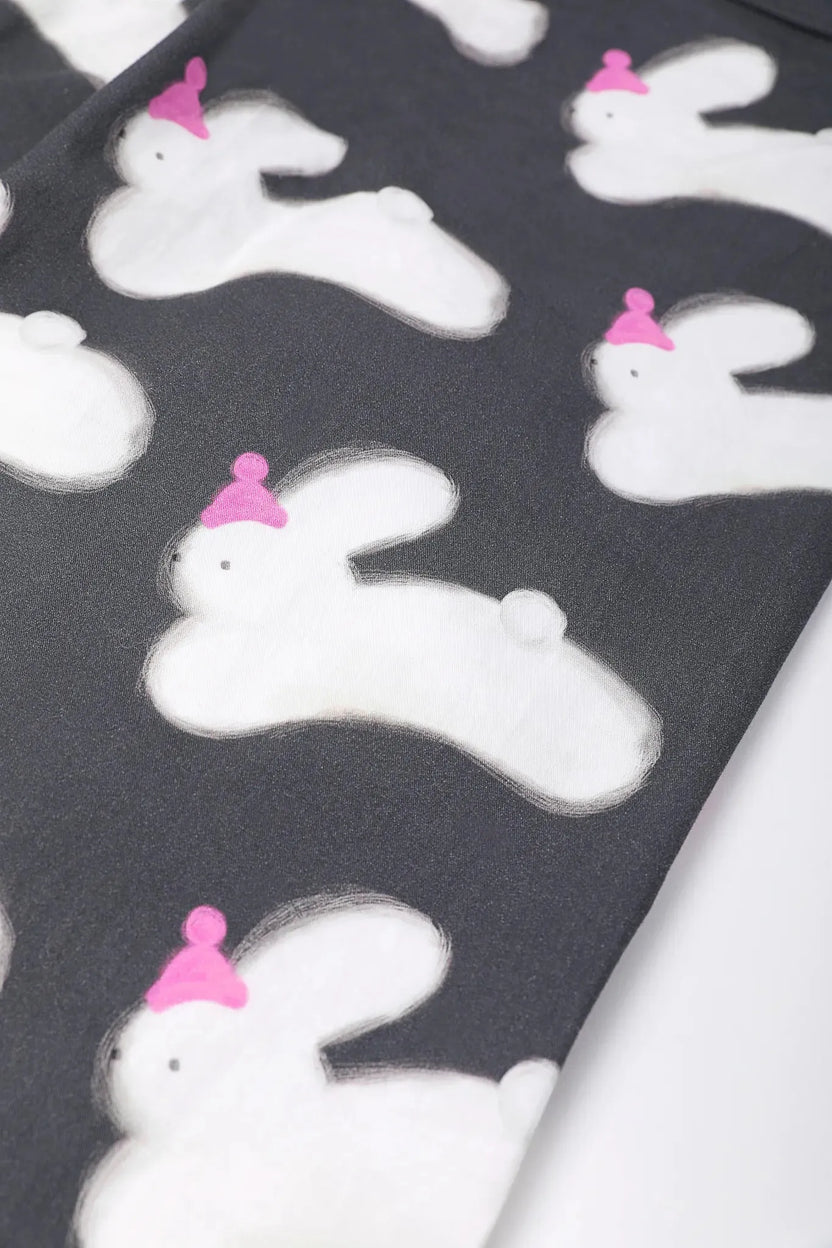 Running Bunny Cotton Parachute Pants by Poco Blush, image 8
