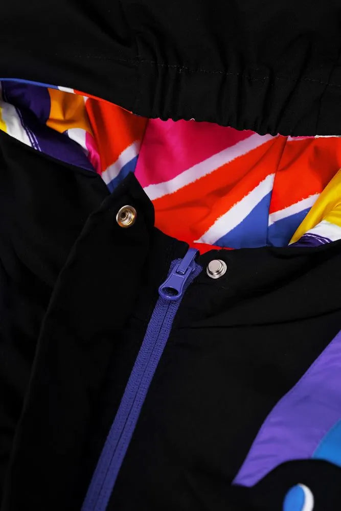 Poco Blush Rainbow Penguin Reversible Down Jacket